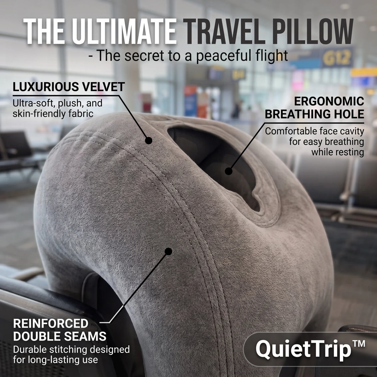 QuietTrip™ Pillow